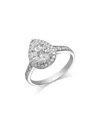 Bloomingdale's Fine Collection Diamond Mixed Cut Cluster Ring In 18k White Gold, 8 Ct. T. W. In White