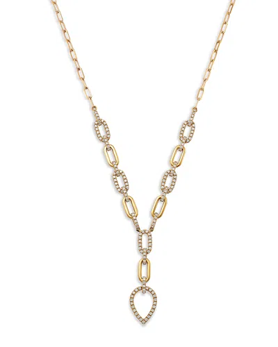 Bloomingdale's Fine Collection Diamond Open Link Lariat Necklace In 14k Yellow Gold, 1.25 Ct. T. W.