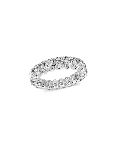 Bloomingdale's Fine Collection Diamond Oval Classic Eternity Band In 14k White Gold, 3.0 Tcw