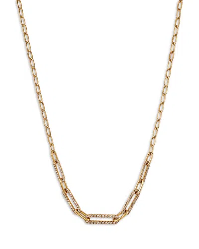 Bloomingdale's Fine Collection Diamond Paperclip Collar Necklace In 14k Yellow Gold, 0.71 Ct. T. W.