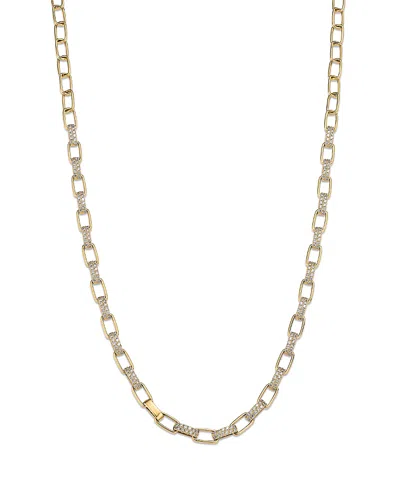 Bloomingdale's Fine Collection Diamond Paperclip Link Collar Necklace In 14k Yellow Gold, 2.7 Ct. T. W.