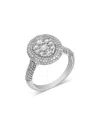 Bloomingdale's Fine Collection Diamond Pave Cluster Ring In 14k White Gold, 1.50 Ct. T. W. In White