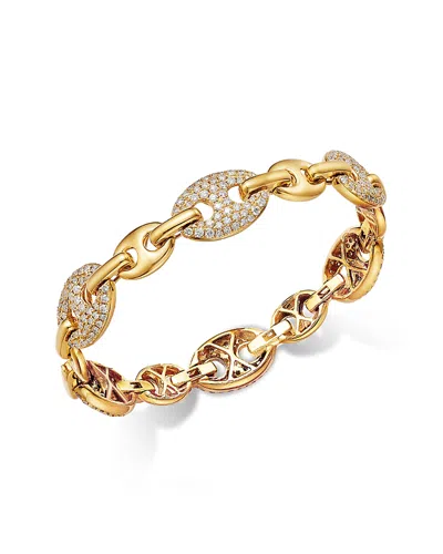 Bloomingdale's Fine Collection Diamond Pave Mariner Link Bracelet In 14k Yellow Gold, 3.75 Ct. T. W.