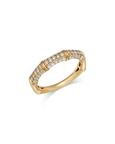Bloomingdale's Fine Collection Diamond Pave Ring In 14k Yellow Gold, 0.50 Tcw