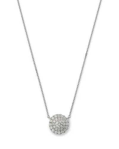 Bloomingdale's Fine Collection Diamond Pendant Necklace In 18k White Gold, 1 Ct. T. W.