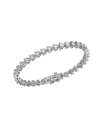Bloomingdale's Fine Collection Diamond Prong Set Tennis Bracelet In 14k White Gold, 3.0 Tcw