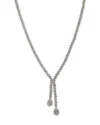 Bloomingdale's Fine Collection Diamond Round & Baguette Lariat Necklace In 14k White Gold, 4.5 Ct. T. W.