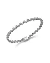 Bloomingdale's Fine Collection Diamond Scattered Bezel Tennis Bracelet In 14k White Gold, 3.5 Ct. T. W.