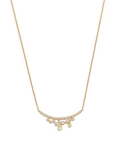 Bloomingdale's Fine Collection Diamond Scattered Necklace In 14k Yellow Gold, 0.50 Ct. T. W.