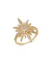 Bloomingdale's Fine Collection Diamond Starburst Ring In 14k Yellow Gold, 0.38 Ct. T. W. In Gold