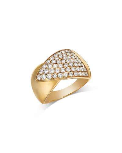 Bloomingdale's Fine Collection Diamond Statement Ring In 14k Yellow Gold, 1.15 Ct. T. W.