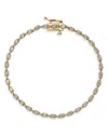 Bloomingdale's Fine Collection Diamond Station Bracelet In 14k Yellow Gold, 2.0 Tcw In Gold