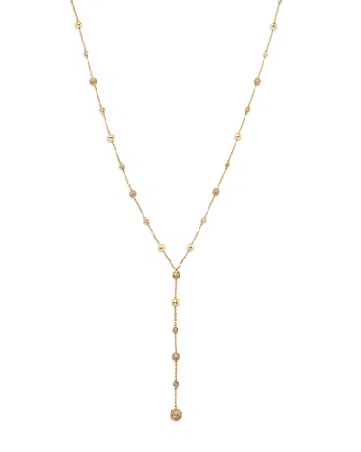 Bloomingdale's Fine Collection Diamond Station Lariat Necklace In 14k Yellow Gold, 1.50 Tcw In Pink