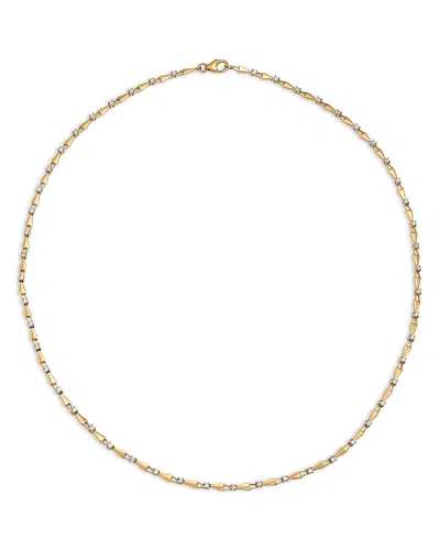 Bloomingdale's Fine Collection Diamond Station Necklace In 14k Yellow Gold, 1.0 Tcw