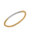 Bloomingdale's Fine Collection Diamond Stretch Beaded Bracelet In 14k Yellow Gold, 0.5 Ct. T. W. In Yellow Gold