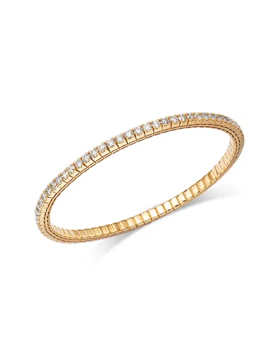 Bloomingdale's Fine Collection Diamond Stretch Tennis Bracelet In 14k Yellow Gold, 4.0 Ct. T. W.