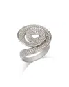 Bloomingdale's Fine Collection Diamond Swirl Ring In 14k White Gold, 1.50 Ct. T. W. In White
