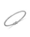 Bloomingdale's Fine Collection Diamond Tennis Bracelet In 14k White Gold, 1.06 Tcw In White
