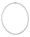 Bloomingdale's Fine Collection Diamond Tennis Necklace In 14k White Gold, 10.0 Ct. T. W.
