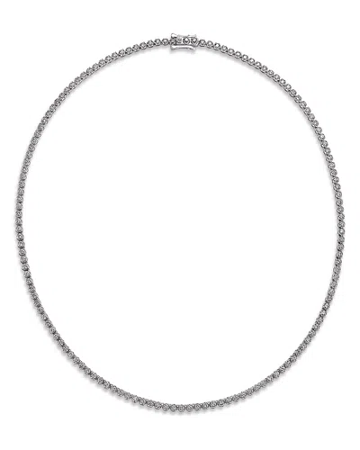 Bloomingdale's Fine Collection Diamond Tennis Necklace In 14k White Gold, 3.0 Tcw