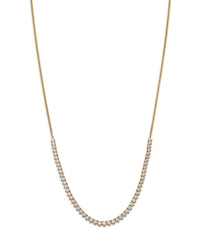 Bloomingdale's Fine Collection Diamond Tennis Necklace In 14k Yellow Gold, 2.0 Tcw