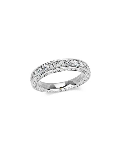 Bloomingdale's Fine Collection Diamond Three Side Eternity Band In 14k White Gold, 2.0 Tcw