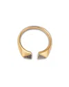 Bloomingdale's Fine Collection Diamond White & Brown Diamond Cuff Ring In 14k Yellow Gold, 0.06 Ct. T. W. In Brown/gold