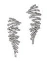 Bloomingdale's Fine Collection Diamond Zigzag Drop Earrings In 14k White Gold, 2.3 Ct. T. W. In White