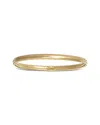 Bloomingdale's Fine Collection Domed Flex Narrow Bangle Bracelet In 14k Yellow Gold In Gold