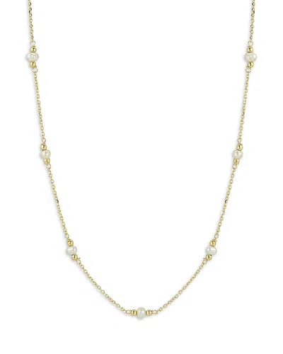 Bloomingdale's Fine Collection Freshwater Pearl Collar Necklace In 14k Yellow Gold, 16-18