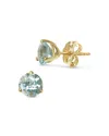 Bloomingdale's Fine Collection Gemstone Three Prong Stud Earrings In 14k Yellow Gold