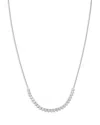 Bloomingdale's Fine Collection Graduated Diamond Necklace In 14k White Gold, 2.0 Tcw In Metallic
