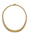 Bloomingdale's Fine Collection Graduated Tubogas Necklace In 14k Yellow Gold, 17 In Gold