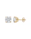 Bloomingdale's Fine Collection Certified Lab Grown Diamond Tulip Setting Stud Earrings In 18k Yellow Gold, 5.0 Ct. T. W. In Gold