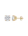 Bloomingdale's Fine Collection Certified Lab Grown Diamond Tulip Setting Stud Earrings In 18k Yellow Gold, 6.0 Ct. T. W. In Gold