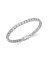 Bloomingdale's Fine Collection Luxe Collection Certified Diamond Classic Tennis Bracelet In 14k White Gold, 12.0 Tcw In Gold
