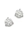 Bloomingdale's Fine Collection Luxe Collection Certified Diamond Stud Earrings In 14k White Gold, 3.0 Ct. T. W.