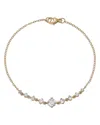 Bloomingdale's Fine Collection Luxe Collection Certified Lab Grown Diamond Bracelet In 14k Gold, 1.0 Tcw In Gold