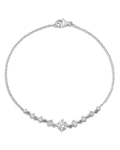 Bloomingdale's Fine Collection Luxe Collection Certified Lab Grown Diamond Bracelet In 14k Gold, 1.0 Tcw In Silver