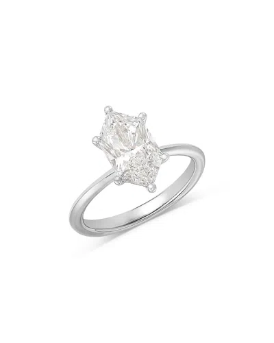 Bloomingdale's Fine Collection Luxe Collection Certified Lab Grown Diamond Duchess Marquis Solitaire Engagement Ring In 18k White G In Gold