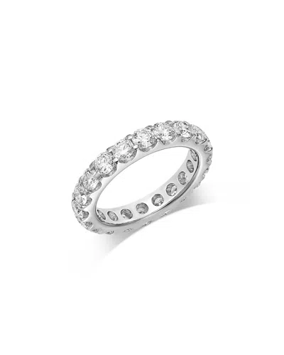 Bloomingdale's Fine Collection Luxe Collection Certified Lab Grown Diamond Eternity Band In 18k Gold, 3.0 Tcw In White Gold