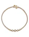 Bloomingdale's Fine Collection Luxe Collection Certified Lab Grown Diamond Flexible Bracelet In 14k Gold, 2.50 Tcw