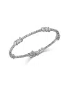 Bloomingdale's Fine Collection Luxe Collection Certified Lab Grown Diamond Flexible Bracelet In 14k White Gold, 4.75 Tcw In Gold