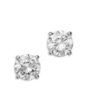 Bloomingdale's Fine Collection Luxe Collection Certified Lab Grown Diamond Hidden Halo Stud Earrings In Platinum White, 4.0 Tcw In White