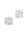 Bloomingdale's Fine Collection Luxe Collection Certified Lab Grown Diamond Hidden Halo Stud Earrings In Platinum White, 5.0 Tcw In White