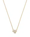 Bloomingdale's Fine Collection Luxe Collection Certified Lab Grown Diamond Mixed Cut Cluster Pendant Necklace In 14k Gold, 0.50 Tcw In Gold