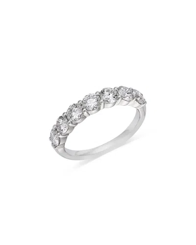 Bloomingdale's Fine Collection Luxe Collection Certified Lab Grown Diamond Seven Stone Band In 14k White Gold, 1.5 Tcw