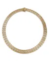 Bloomingdale's Fine Collection Luxe Collection Diamond Collar Necklace In Textured 14k Yellow Gold, 4.50 Ct. T. W. In Gold