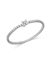 Bloomingdale's Fine Collection Luxe Collection Diamond Tennis Bracelet In 14k White Gold, 5.0 Tcw In Gold