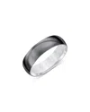 Bloomingdale's Fine Collection Men's Band In Black & White Titanium In Black/white